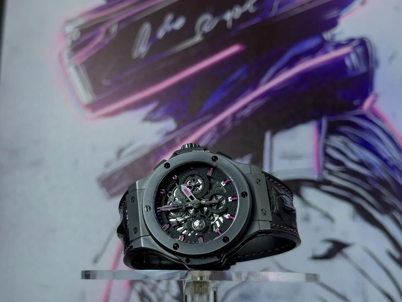 Hublot Big bang Aero Bang 2017 Big Bang Skeleton Dial Crown Of Light Box & Papers