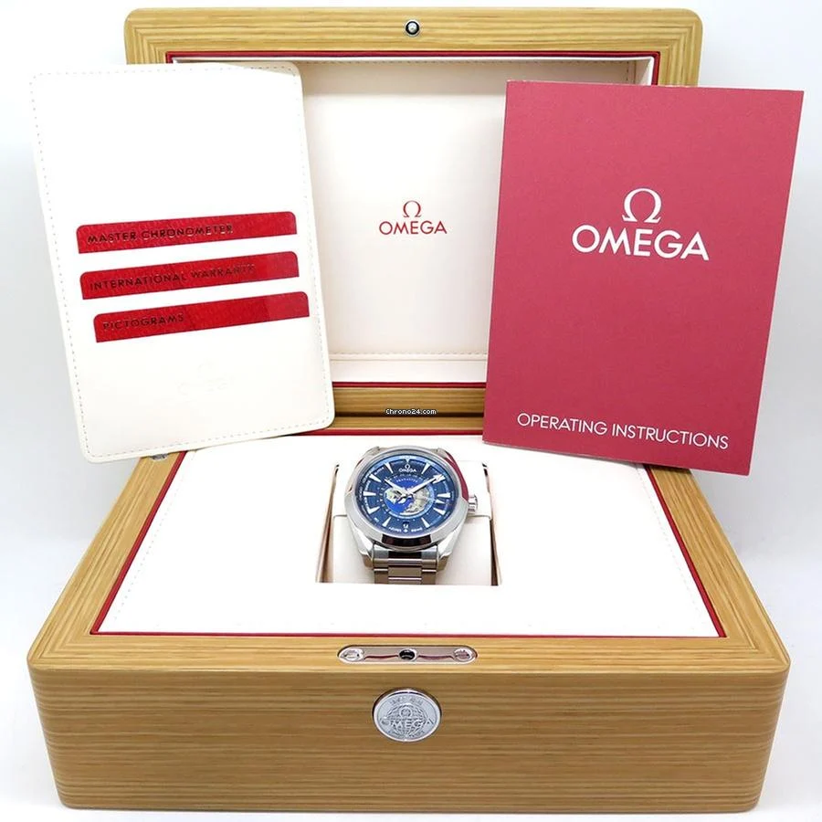 Omega Seamaster Aqua Terra Worldtimer GMT on Bracelet