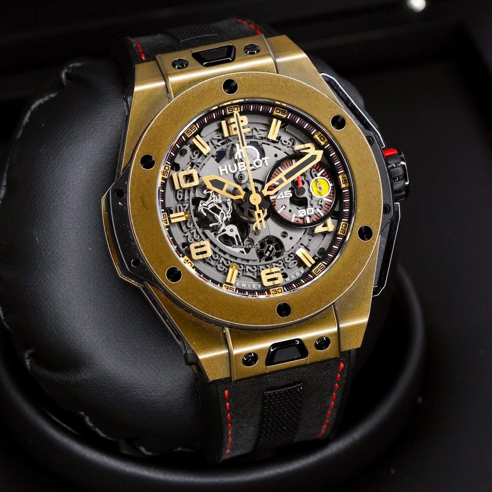 Hublot Big Bang 401.MX.0123.VR “FERRARI” Magic Gold Skeleton Dial 45mm 3 Hublot Big Bang 401.MX.0123.VR “FERRARI” Magic Gold Skeleton Dial 45mm