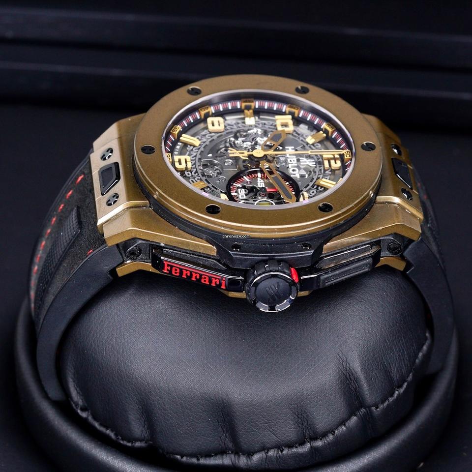 Hublot Big Bang 401.MX.0123.VR “FERRARI” Magic Gold Skeleton Dial 45mm 5 Hublot Big Bang 401.MX.0123.VR “FERRARI” Magic Gold Skeleton Dial 45mm