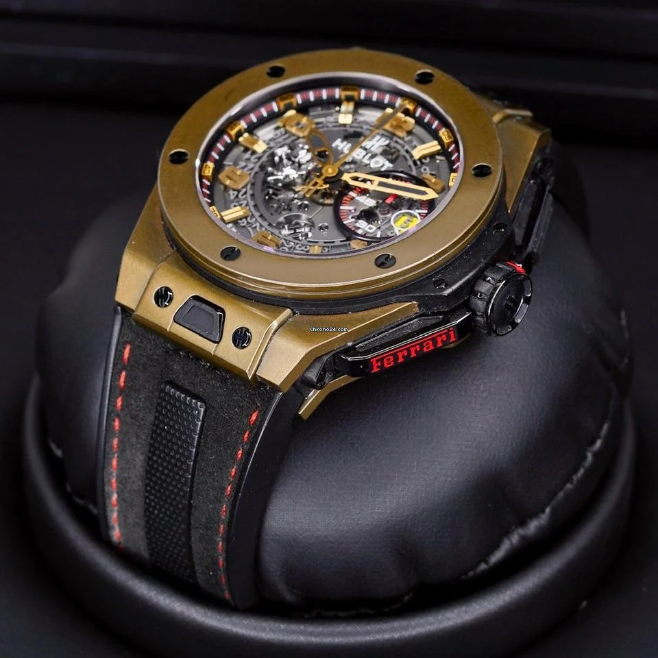 Hublot Big Bang 401.MX.0123.VR “FERRARI” Magic Gold Skeleton Dial 45mm 6 Hublot Big Bang 401.MX.0123.VR “FERRARI” Magic Gold Skeleton Dial 45mm