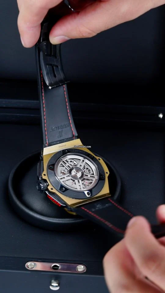Hublot Big Bang 401.MX.0123.VR “FERRARI” Magic Gold Skeleton Dial 45mm 9 Hublot Big Bang 401.MX.0123.VR “FERRARI” Magic Gold Skeleton Dial 45mm
