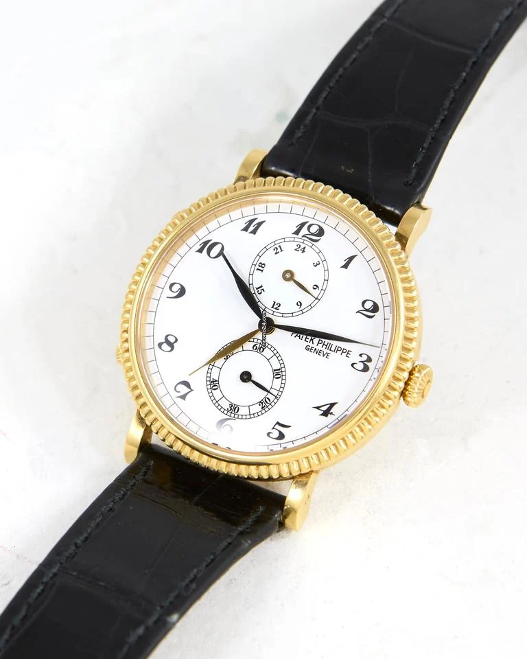 Patek Philippe Calatrava Travel Time 5034J Patek Buckle and Strap