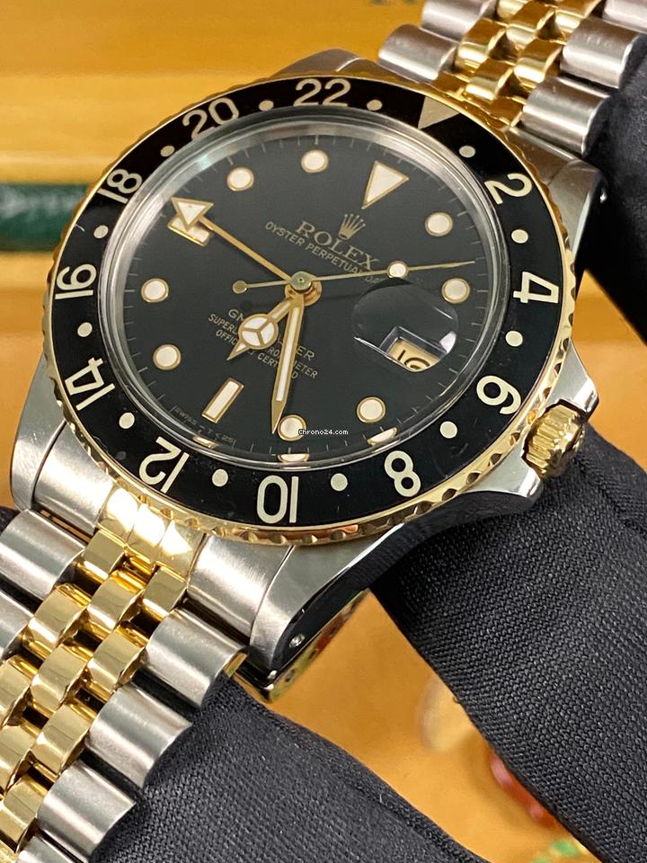Rolex Very Good Condition 1985 GMT-Master 2-Tone Black Dial 16753 12 Rolex Very Good Condition 1985 GMT-Master 2-Tone Black Dial 16753