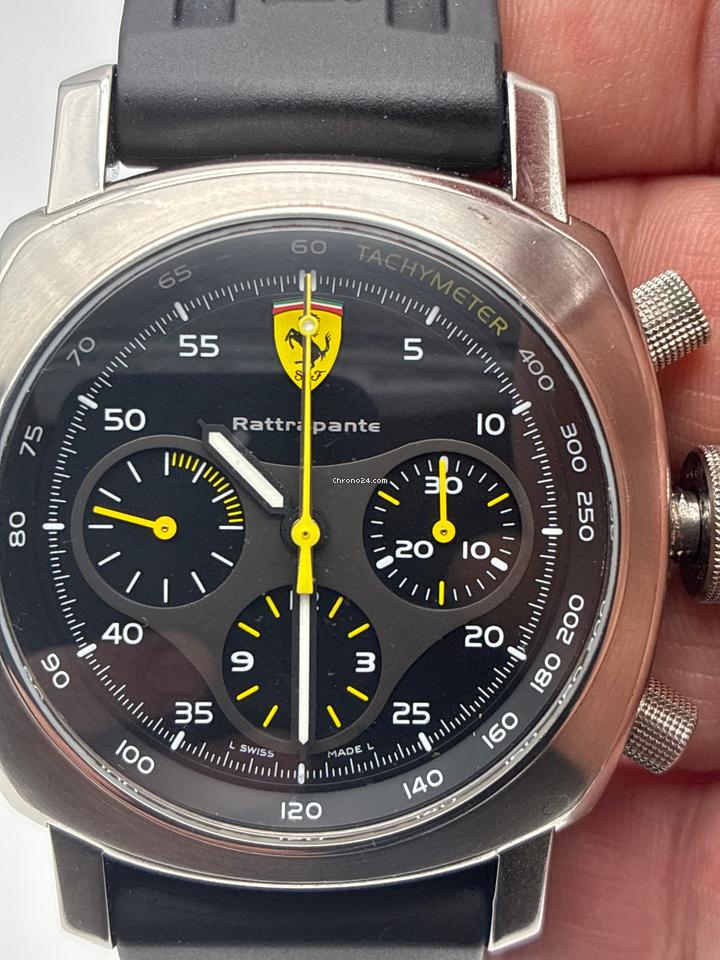 Panerai Ferrari Rattrapante Rare FER00010, very good condition, 45mm