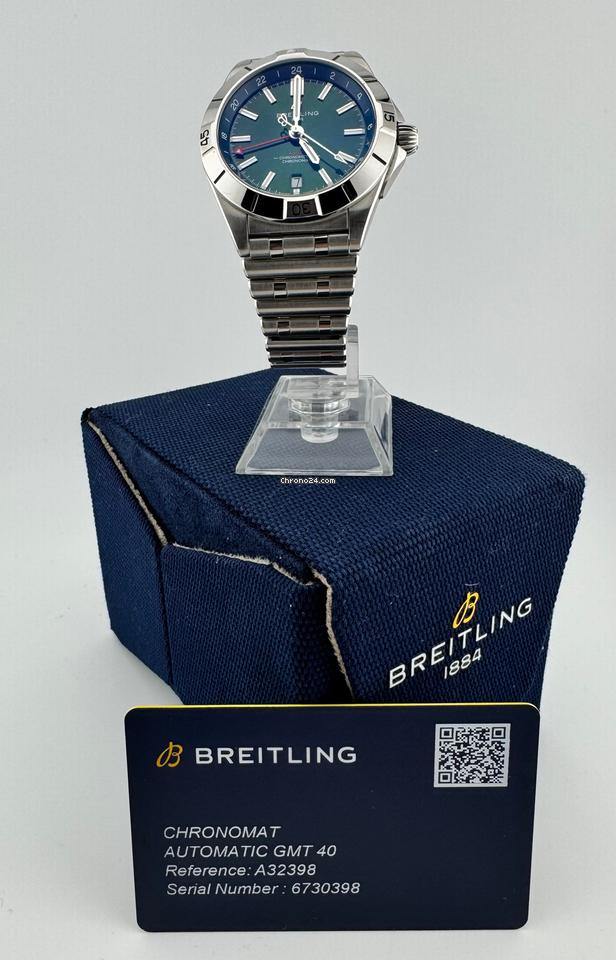 Breitling Chronomat GMT 2023 BOX + WARRANTY CARD 12 Breitling Chronomat GMT 2023 BOX + WARRANTY CARD