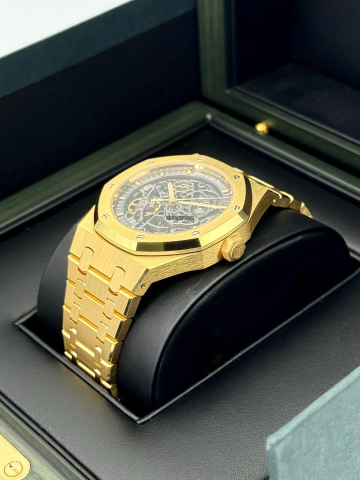 Audemars Piguet NEW 2025 Royal Oak 41mm 15407BA Double Balance Wheel Openworked 5 Audemars Piguet NEW 2025 Royal Oak 41mm 15407BA Double Balance Wheel Openworked