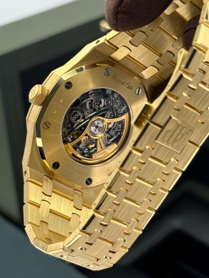Audemars Piguet NEW 2025 Royal Oak 41mm 15407BA Double Balance Wheel Openworked 9 Audemars Piguet NEW 2025 Royal Oak 41mm 15407BA Double Balance Wheel Openworked