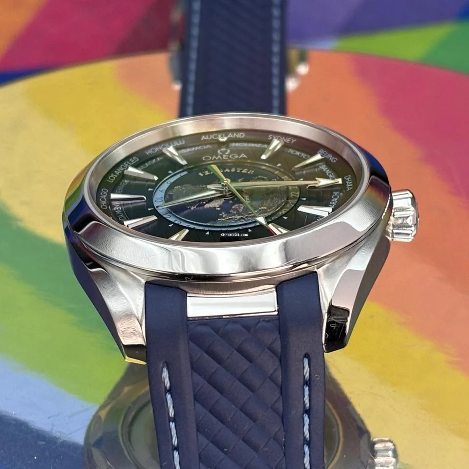 Omega Seamaster Aqua Terra Worldtimer Aqua Terra 150M 43mm 6 Omega Seamaster Aqua Terra Worldtimer Aqua Terra 150M 43mm