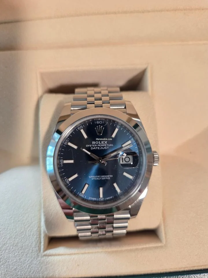 Rolex Datejust 41 Excellent Steel Blue Dial Datejust 41