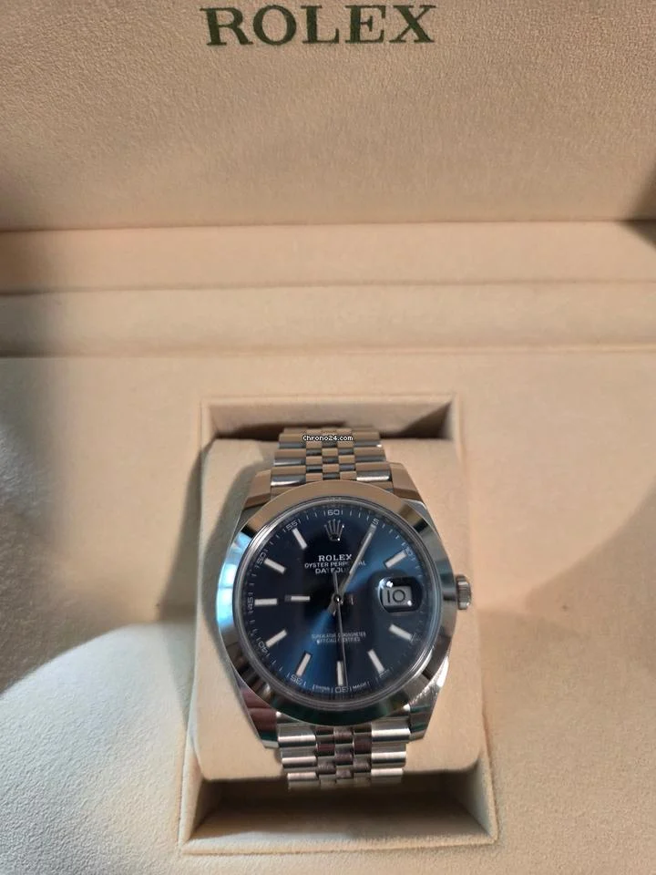 Rolex Datejust 41 Excellent Steel Blue Dial Datejust 41