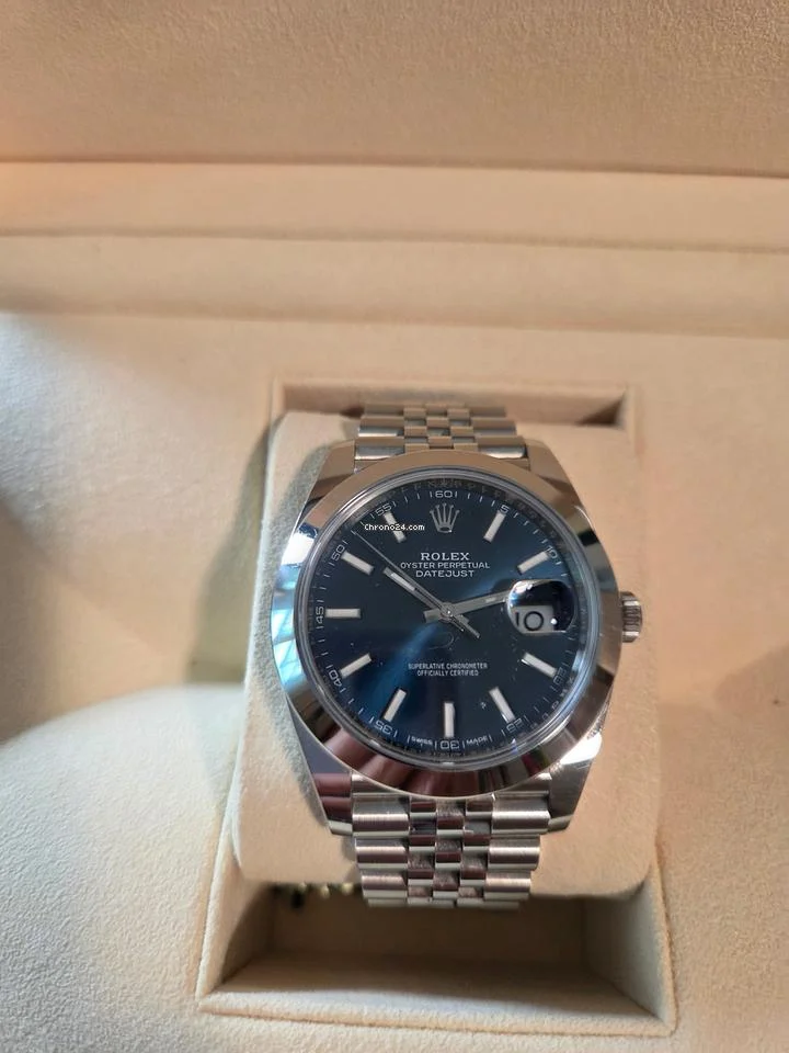 Rolex Datejust 41 Excellent Steel Blue Dial Datejust 41