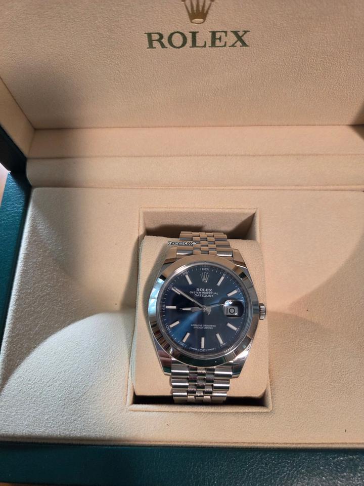 Rolex Datejust 41 Excellent Steel Blue Dial Datejust 41