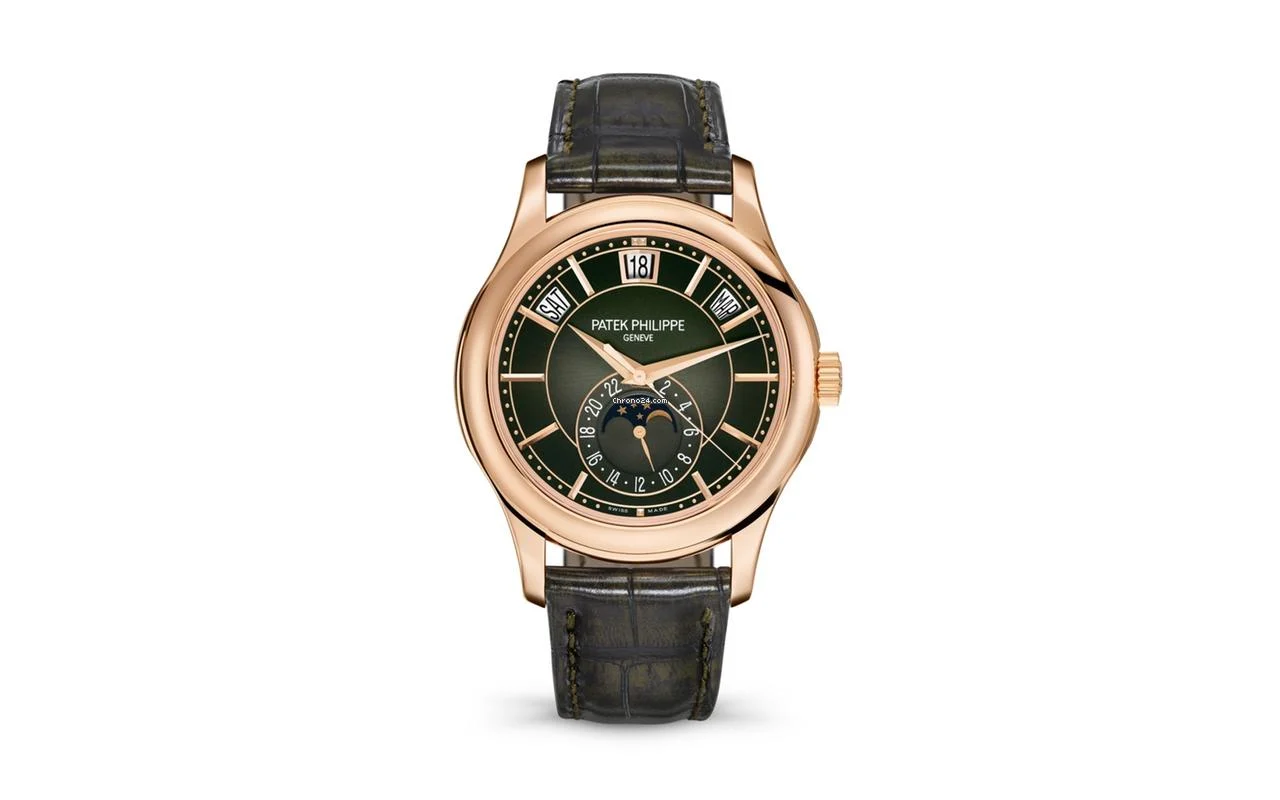 Patek Philippe 2025 New 5205R - Complications Olive Green Dial 18K Rose Gold 40 mm