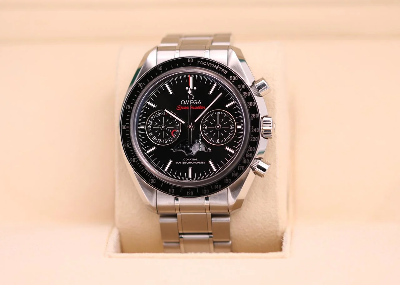 Omega Speedmaster Moonphase Black Dial