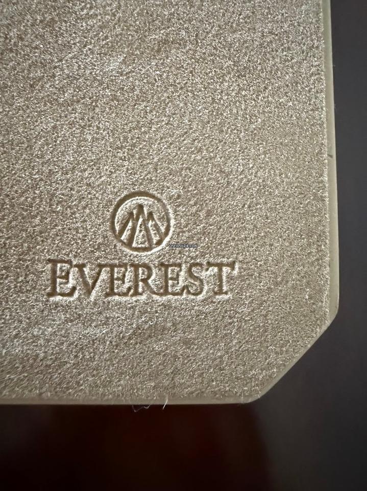 Everest Zebrano Wood Watch Box – 4-Watch Capacity, Like New