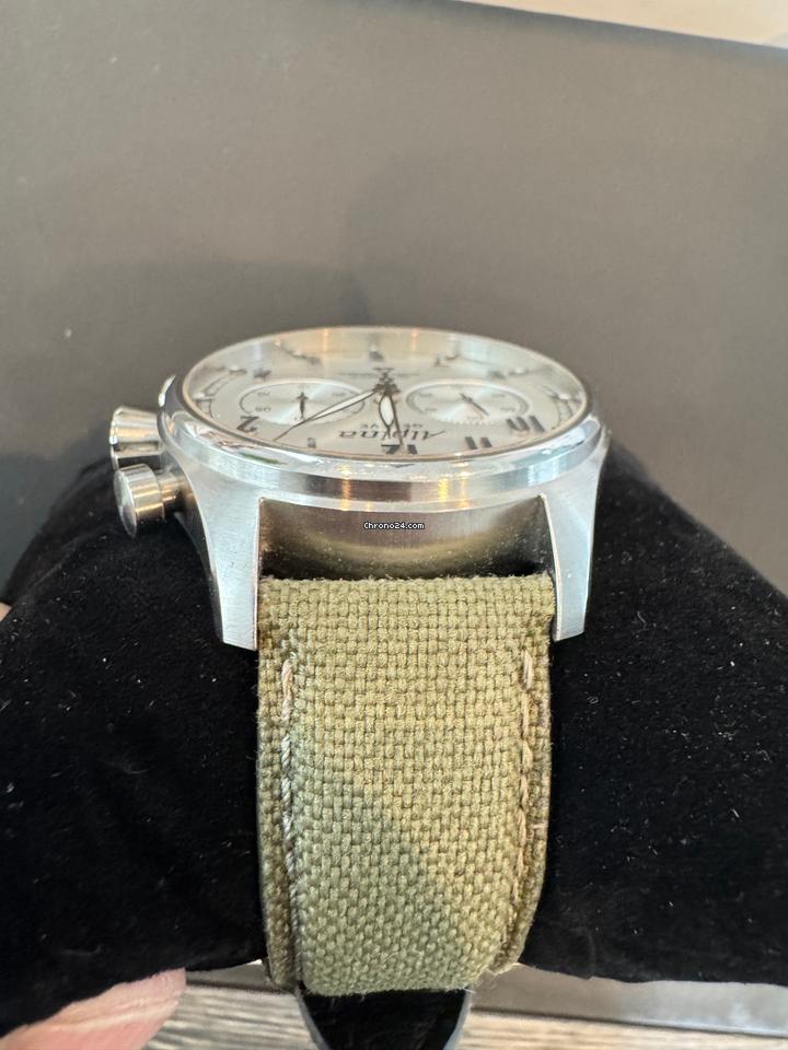 Alpina Chronograph Startimer Aviation With tags, box and original stainless steel bracelet 5 Alpina Chronograph Startimer Aviation With tags, box and original stainless steel bracelet