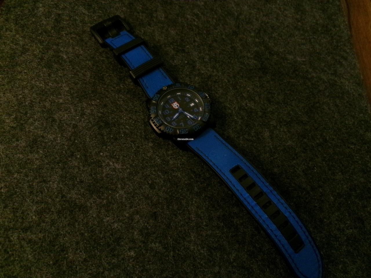 Luminox Navy Seal Colormark Limited 3050 series with special ICE-SAR Arctic Series strap