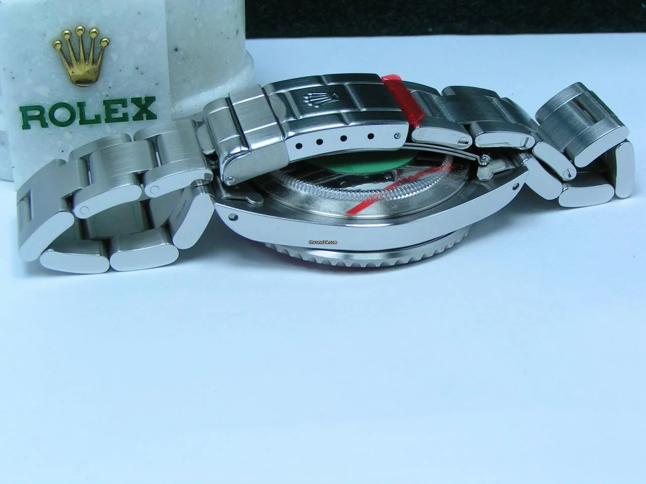 Rolex 1998 GMT-Master NOS with STICKERS Boxes Papers Black Dial Black-Red Coke Bezel 16700
