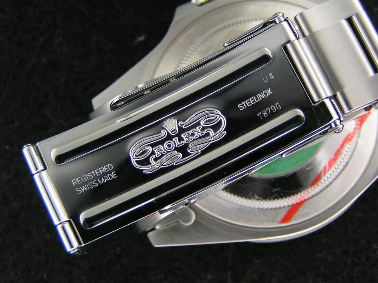 Rolex 1998 GMT-Master NOS with STICKERS Boxes Papers Black Dial Black-Red Coke Bezel 16700