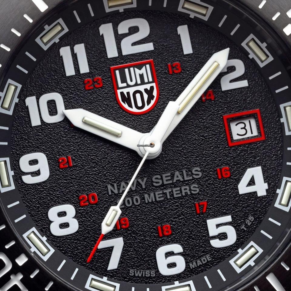 Luminox XS.4231.SET Navy Seal Military Dive Black Steel 45 mm Quartz Men's Watch