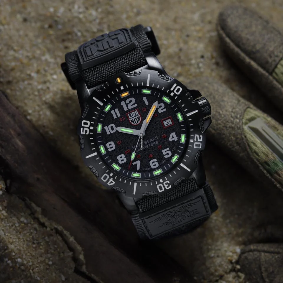 Luminox XS.4231.SET Navy Seal Military Dive Black Steel 45 mm Quartz Men's Watch