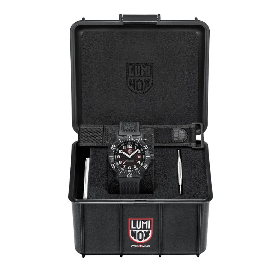 Luminox XS.4231.SET Navy Seal Military Dive Black Steel 45 mm Quartz Men's Watch