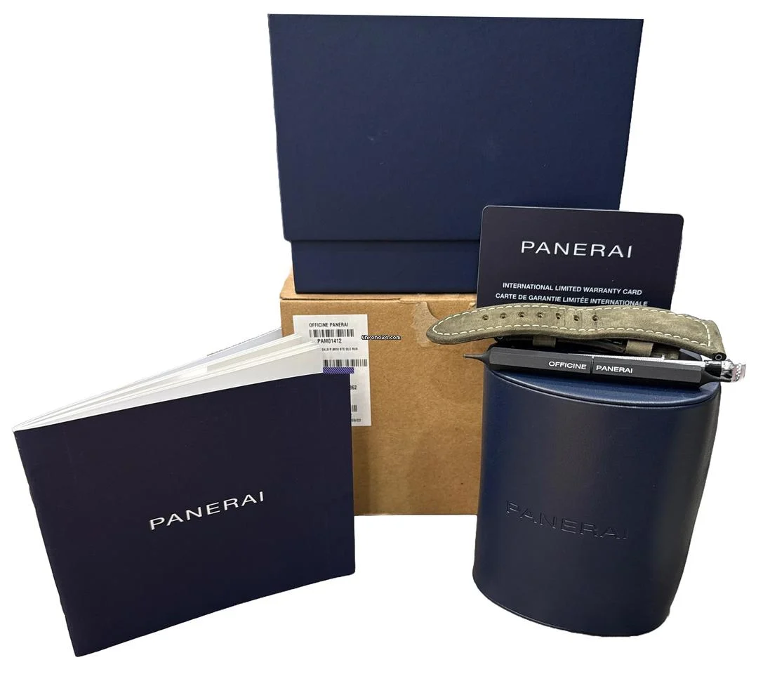 Panerai 2023 PAPERS Luminor Navy Seals BRUNITO STEEL 44mm PAM01412 BOX