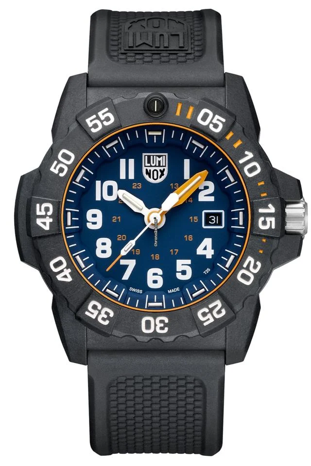 Luminox Navy Seal XS.3503.NSF Carbon Compound Black Navy 45mm Rubber Men's Watch