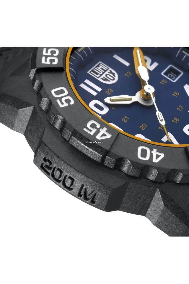 Luminox Navy Seal XS.3503.NSF Carbon Compound Black Navy 45mm Rubber Men's Watch