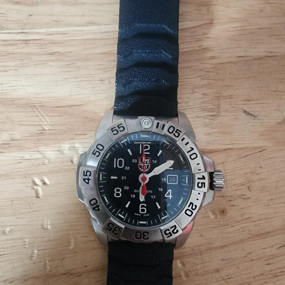 Luminox Quartz Blue Dial Stainless Navy Seal Men's Watch