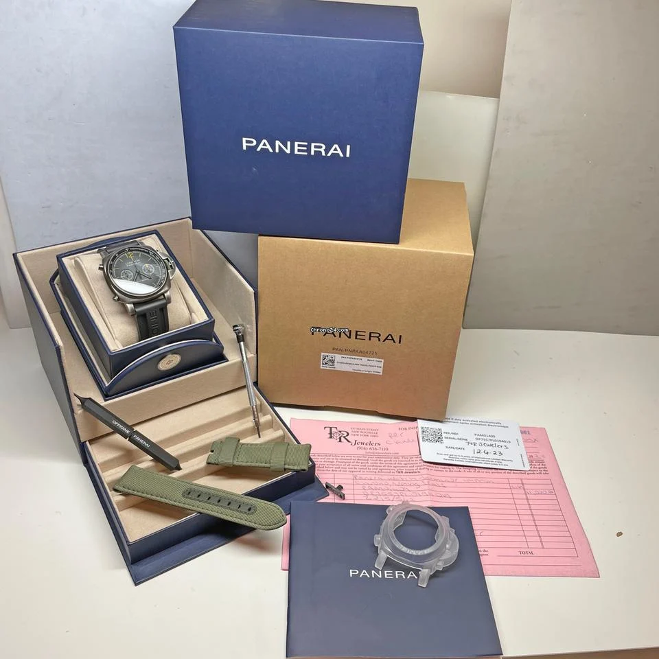 Panerai Luminor Chrono Navy SEALs PAM01409 Green Watch 44mm