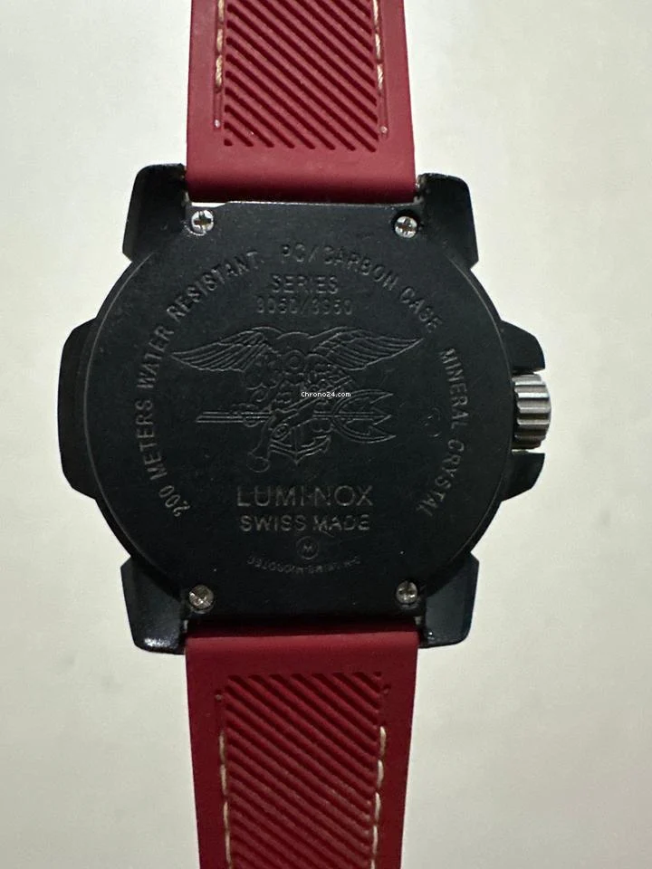 Luminox Navy Seal Foundation Quartz Black Dial Men's Watch Box only