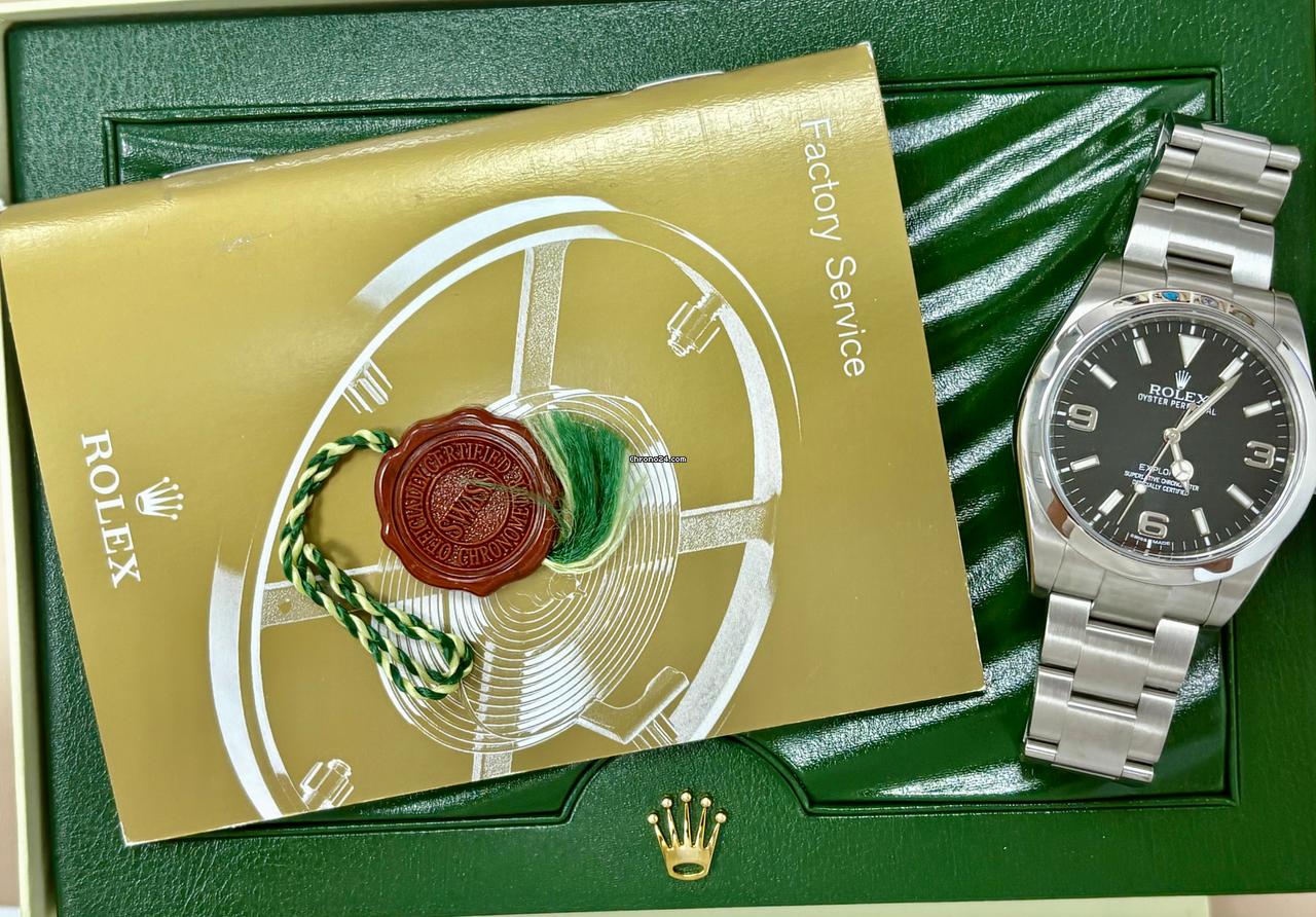 Rolex Explorer 214270 39mm Black MK1 Dial + Box