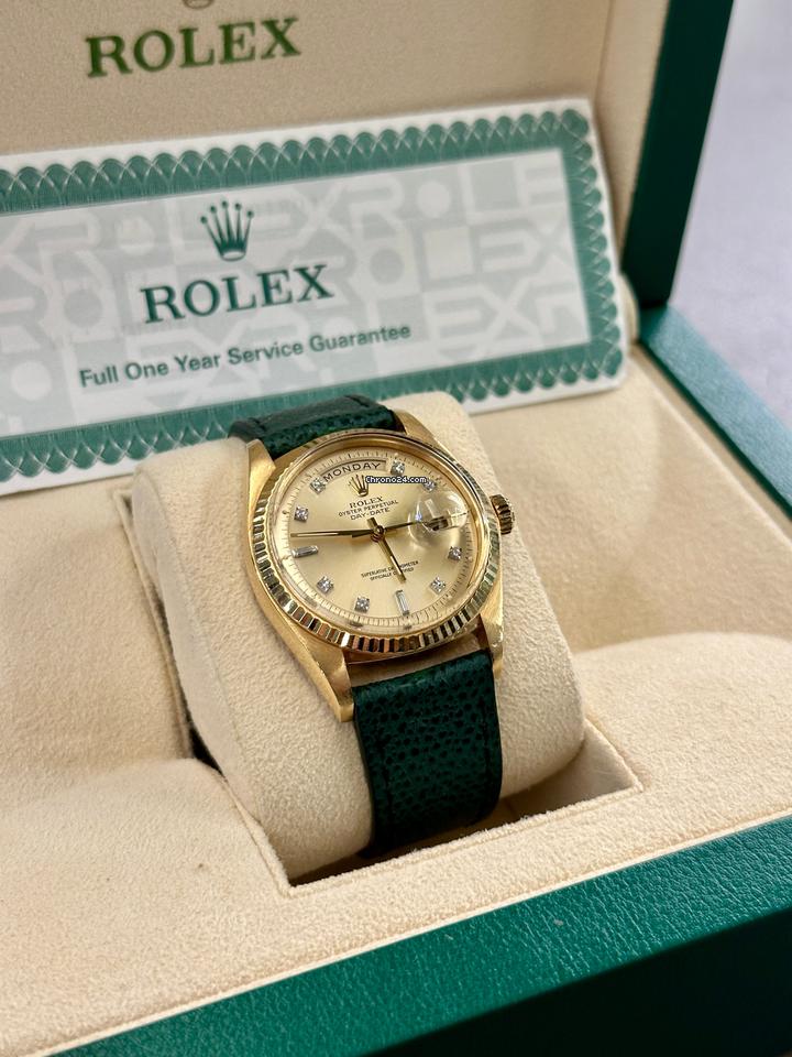 Rolex Day-Date 36 18K YG Factory Diamond Dial