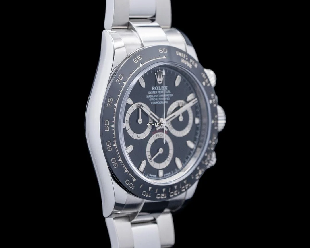 Rolex 116500LN Daytona Ceramic SS Black Dial