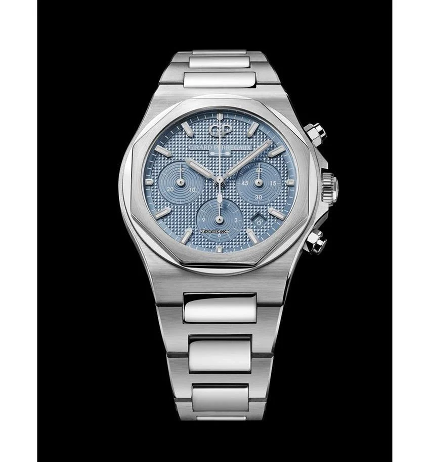 Girard Perregaux Laureato Chronograph Steel Ice Blue Limited Edition 42mm NEW UNWORN 81020-11-3370-1GM