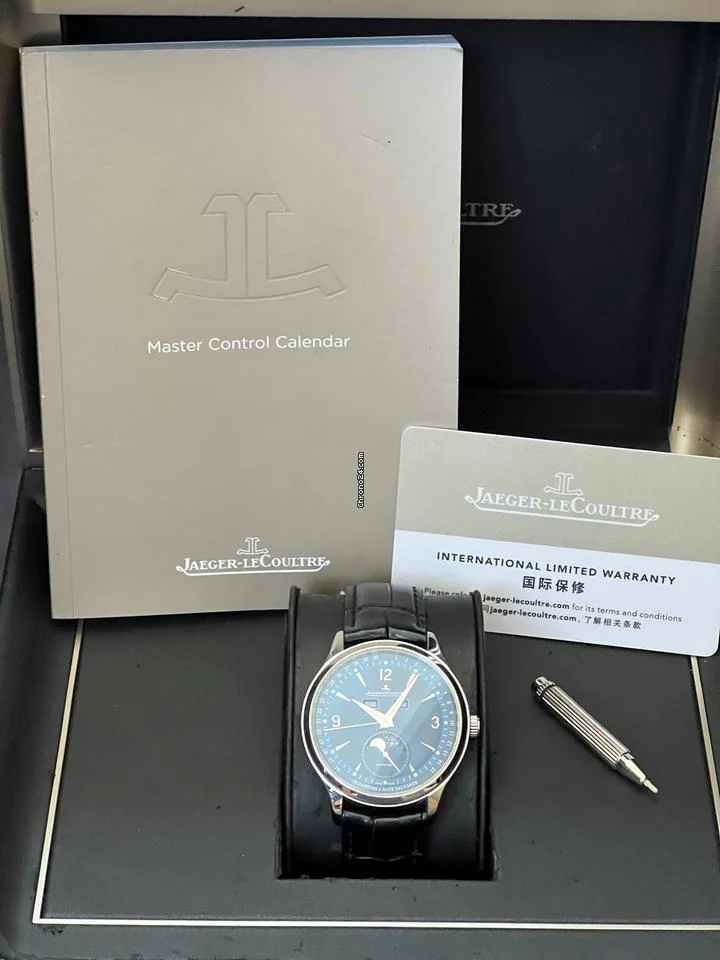 Jaeger-LeCoultre Master Control Calendar Blue Dial Stainless Steel Q4148480