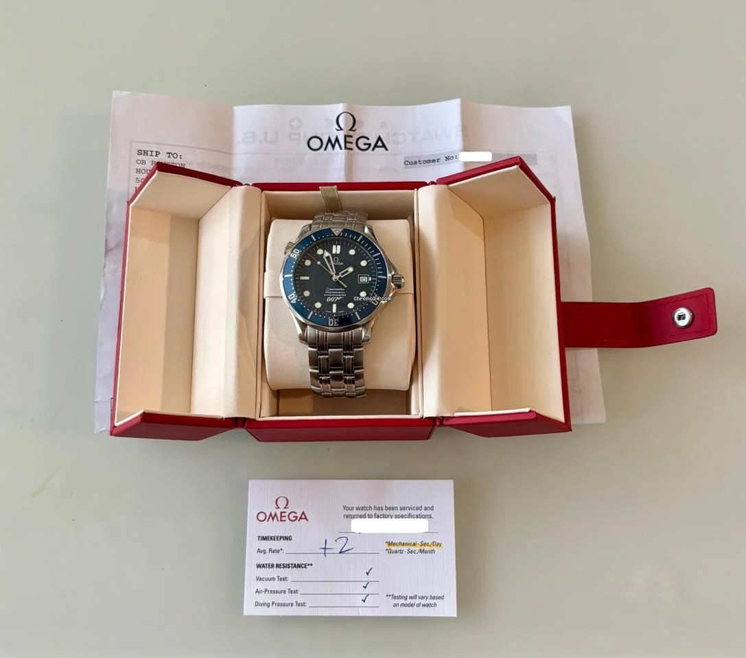 Omega Seamaster James Bond Anniversary Limited Edition - Serviced by Omega