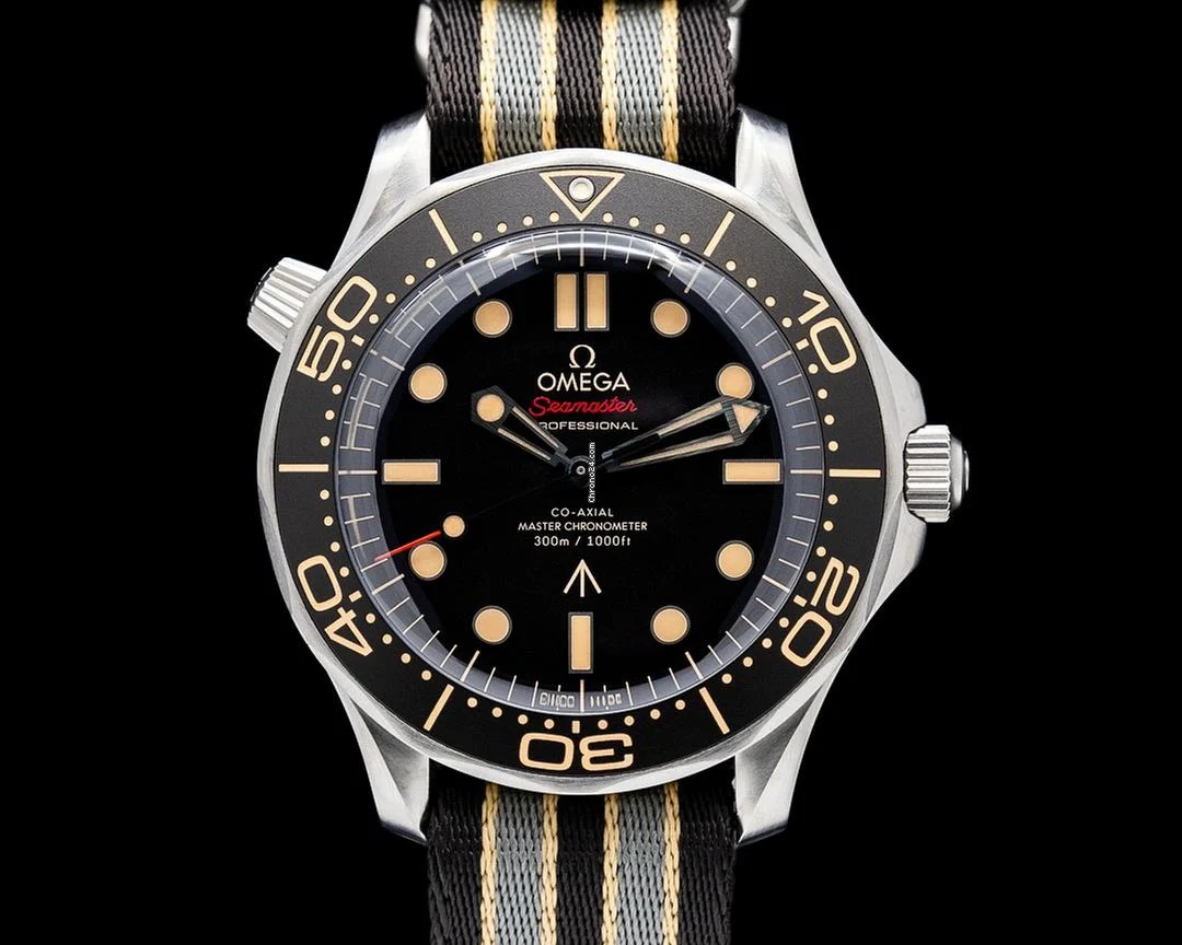 Omega Seamaster Diver 300M Titanium Black Dial
