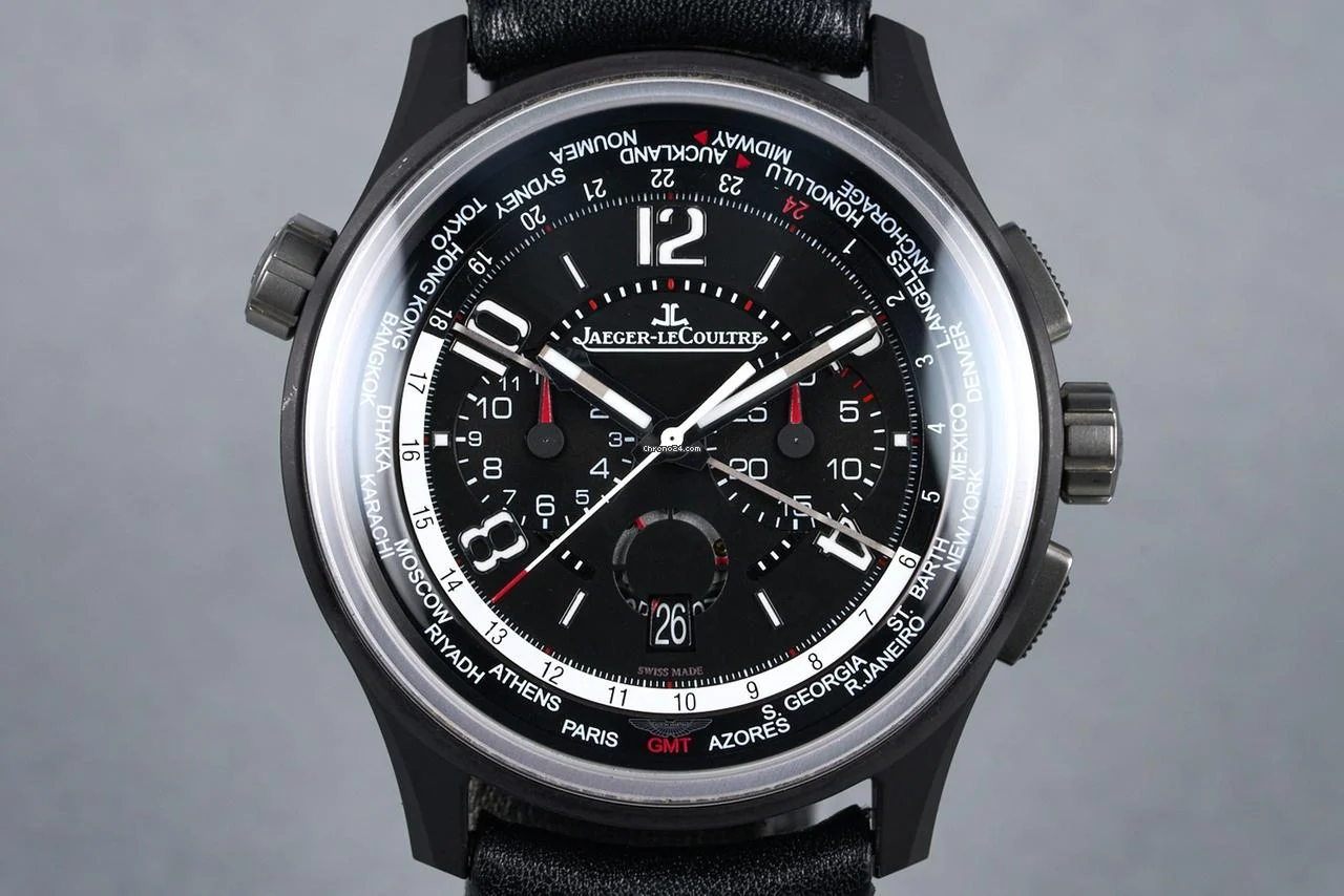 Jaeger-LeCoultre Amvox5 World Ref: Q193A470/193.A.C2 World Chrono with Box and Papers