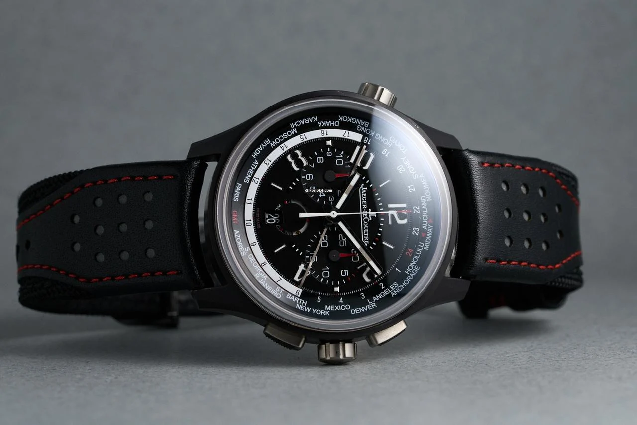 Jaeger-LeCoultre Amvox5 World Ref: Q193A470/193.A.C2 World Chrono with Box and Papers