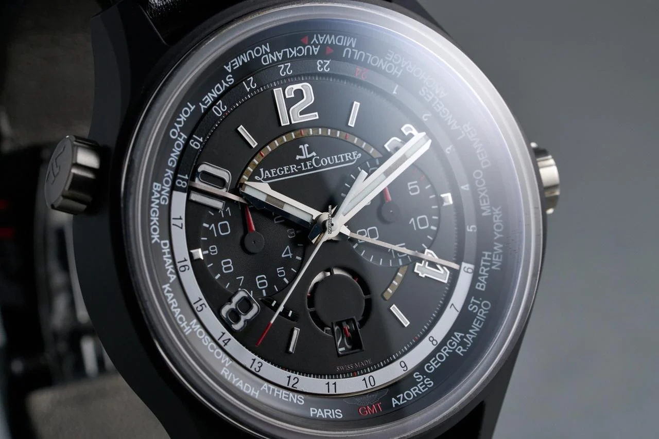 Jaeger-LeCoultre Amvox5 World Ref: Q193A470/193.A.C2 World Chrono with Box and Papers