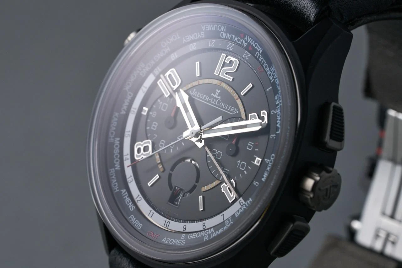 Jaeger-LeCoultre Amvox5 World Ref: Q193A470/193.A.C2 World Chrono with Box and Papers