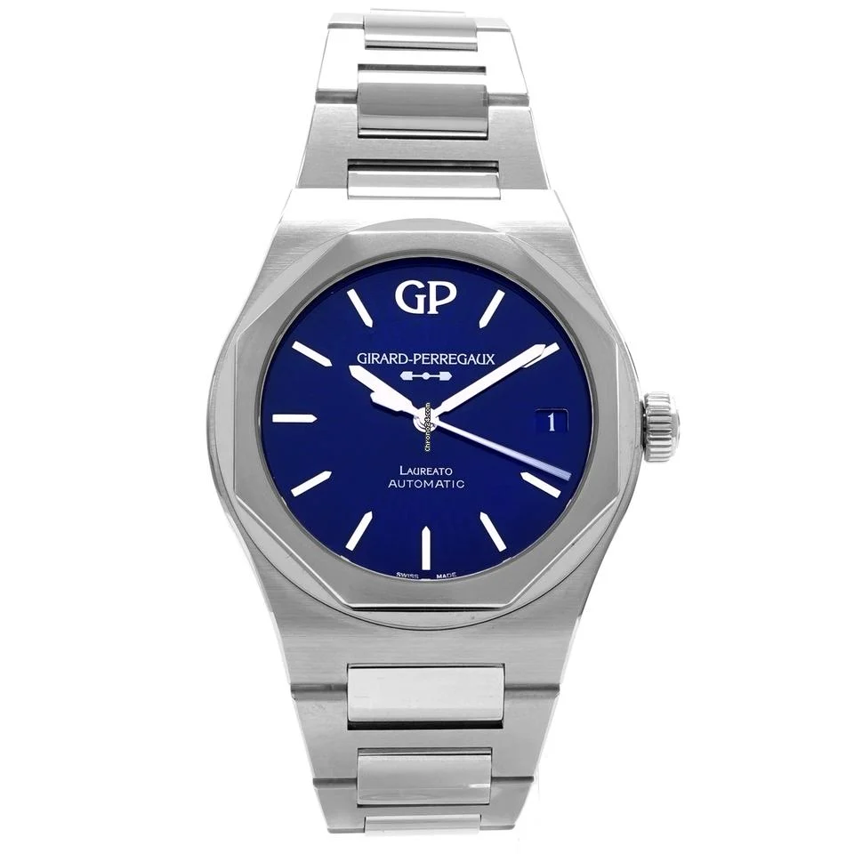 Girard Perregaux Laureato 42mm Eternity Edition Blue Dial Limited Edition - Inventory 7939