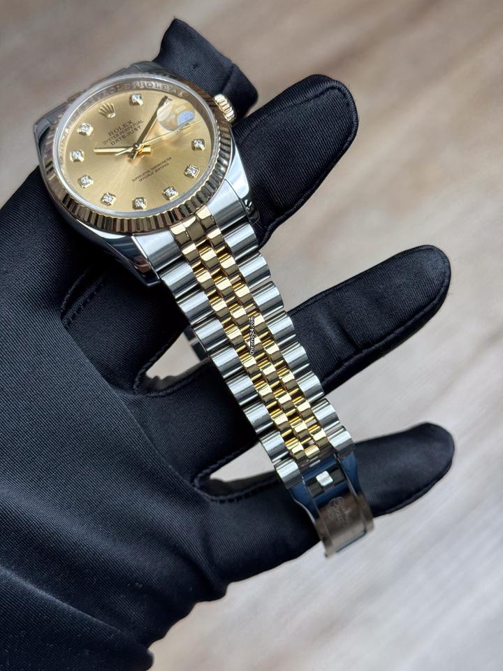 Rolex Datejust 36 2014 Like New 116233 Datejust 36 Champagne Diamond Jubilee 4 Rolex Datejust 36 2014 Like New 116233 Datejust 36 Champagne Diamond Jubilee