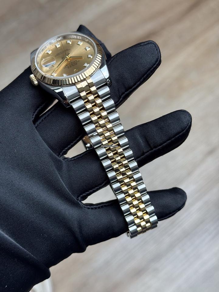 Rolex Datejust 36 2014 Like New 116233 Datejust 36 Champagne Diamond Jubilee 5 Rolex Datejust 36 2014 Like New 116233 Datejust 36 Champagne Diamond Jubilee