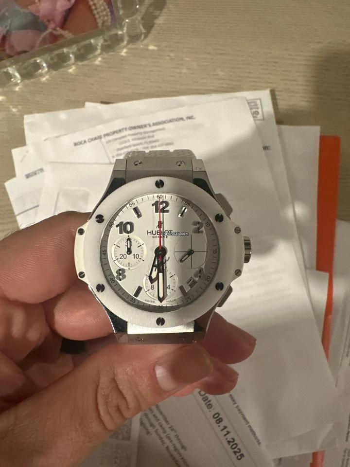 Hublot Big Bang White White Ceramic 41mm Complete Set