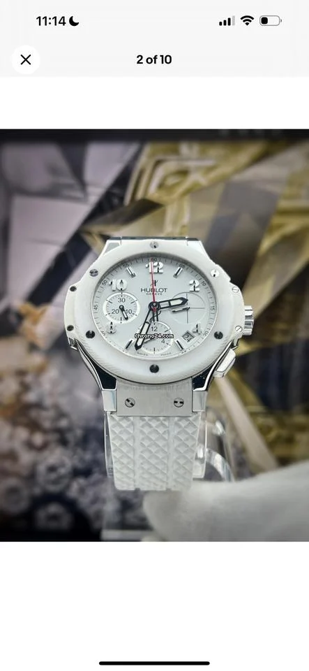 Hublot Big Bang White White Ceramic 41mm Complete Set