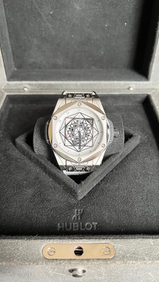 Hublot Big Bang Sang Bleu Hublot Sang Bleu Titanium Case White Dial